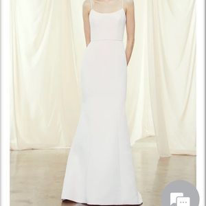 Amsale Moe dress is Ballet Pink size 10